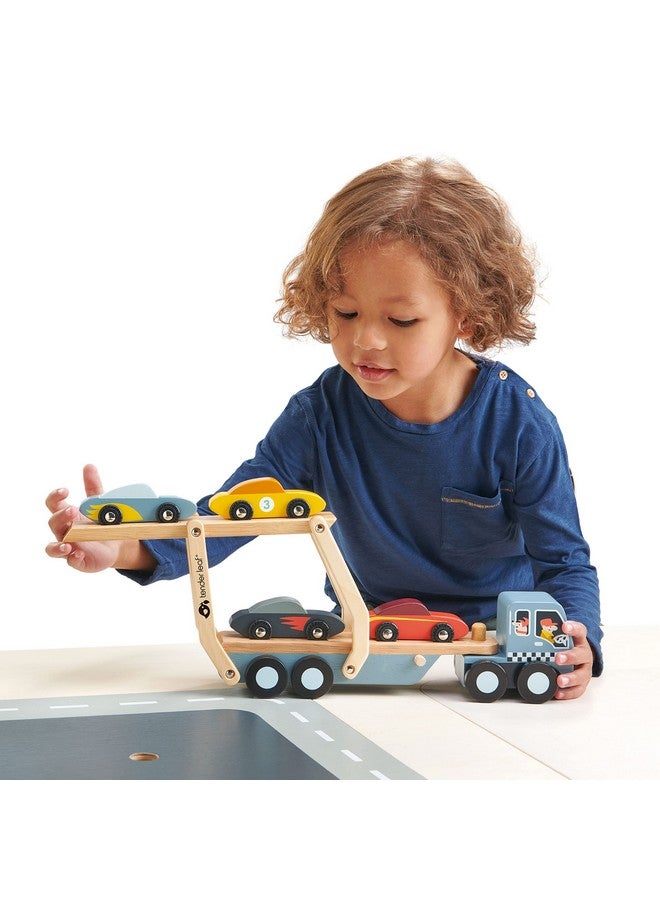 Tender Leaf Toys Car Transporter Imaginative Play Gift For Children Encourage Social Development And Language Skills - Image 5