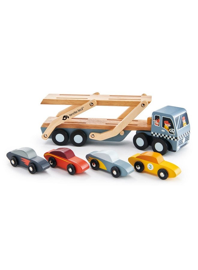 Tender Leaf Toys Car Transporter Imaginative Play Gift For Children Encourage Social Development And Language Skills - Image 2
