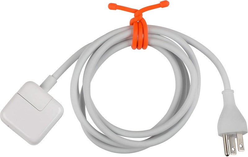 NiteIze Nite Ize Inc GT12312R3 Nite Ize Original Gear Reusable Rubber 12 Inch 2Pack Bright Orange Made in The USA Twist Tie 2 Count Pack of 1 - Image 3