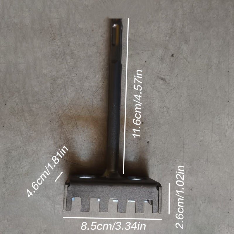86 Type Switch Base Milling Cutter Heavy Duty Hammer Tool Accessory Round Shank SDS Plus Portable Square Socket Punch No Disassembly Safety Design Serrated Design With Dual Waste Grooves For Professional Electrical Installation Durable Construction - Image 3