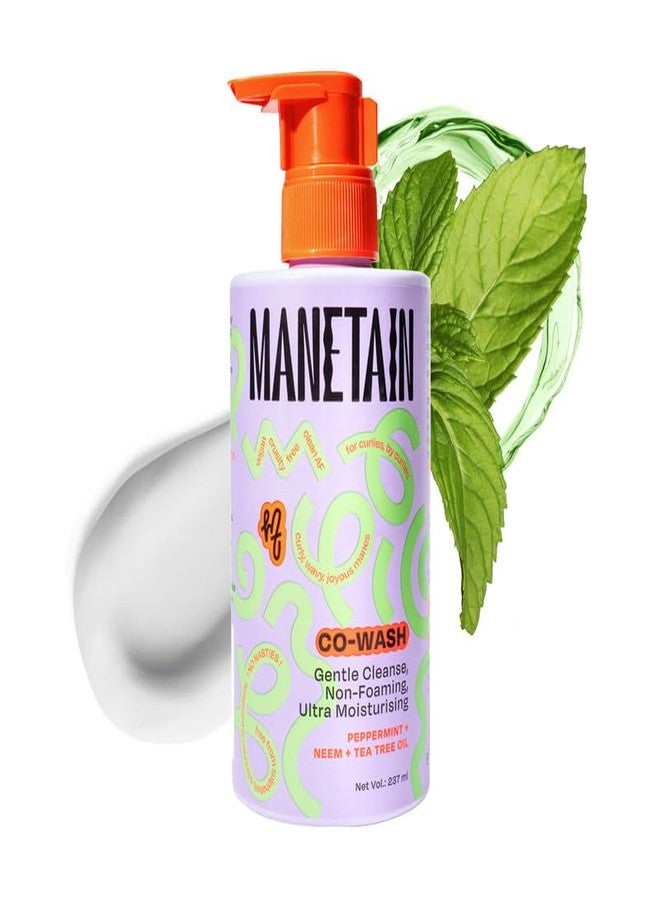 Manetain Co-Wash for Curly Hair - 200ml | 2 in 1 Shampoo & Conditioner | Non-foaming | Sulphate and Paraben Free | CG Friendly | Suitable for Dry and Frizzy Hair - Image 1