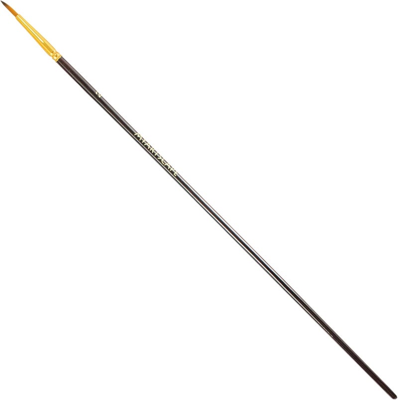 Taklon Synthetic Brushes - Long Handle Replacement Brushes (Round 2)