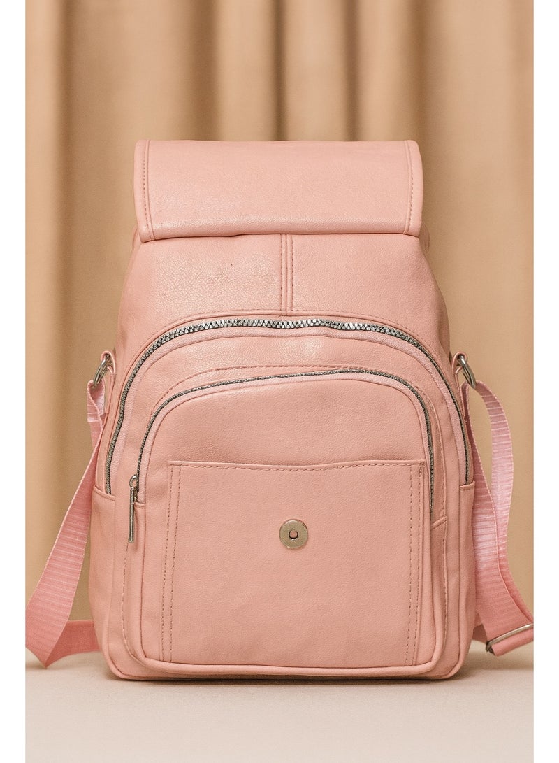 Women’s Leather Backpack for Daily Use – Spacious Multi-Pocket Design - Image 2