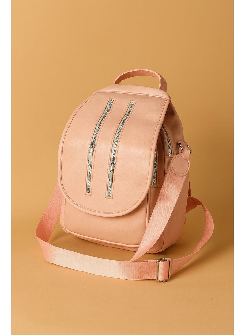 Women’s Leather Backpack for Daily Use – Spacious Multi-Pocket Design - Image 3