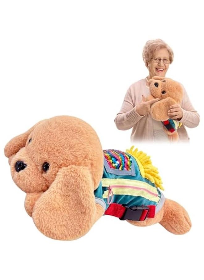 Arabest Fidget Blanket for Adults with Dementia Helps Reduce Memory Loss and Alzheimer's Therapy - Hand Busy Exercise with Fidget Dog Blanket  - Image 1