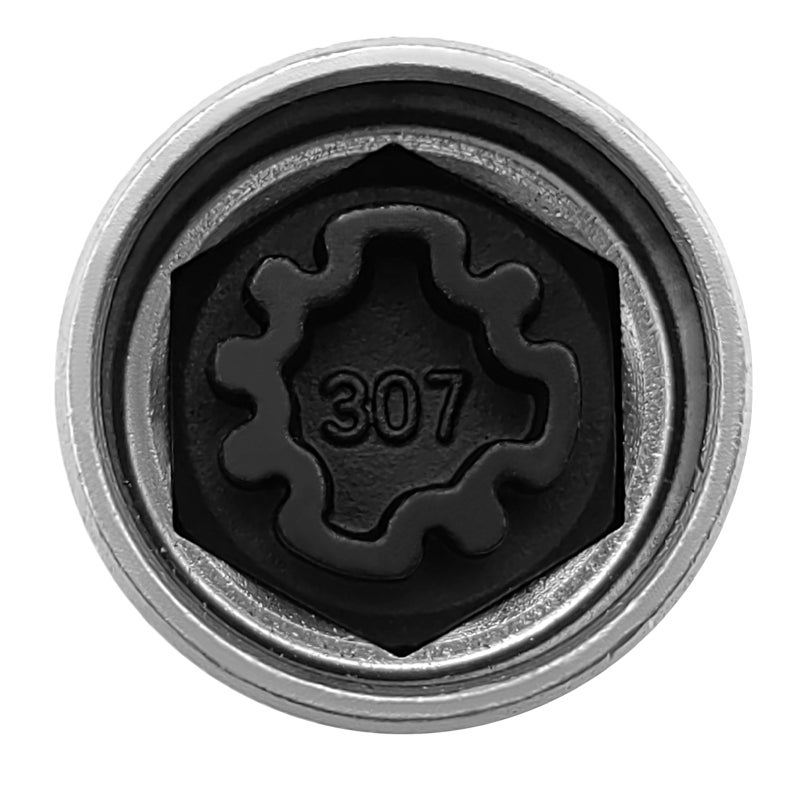 Anti-theft Screw Socket Wrench 307mm Silver Unique Customized Security Design - Vehicle Wheel Theft Protection Screw Socket Wrench for Car Wheel Security Maintenance - Image 1