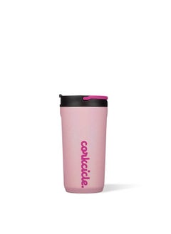 CORKCICLE Kids Insulated Water Bottle With Straw Stainless Steel Cotton Candy Holds 12 Oz  - Image 3