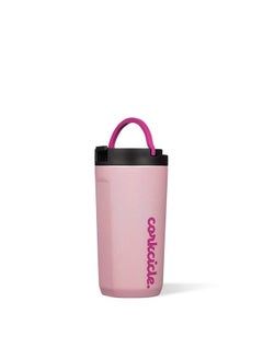 CORKCICLE Kids Insulated Water Bottle With Straw Stainless Steel Cotton Candy Holds 12 Oz  - Image 4