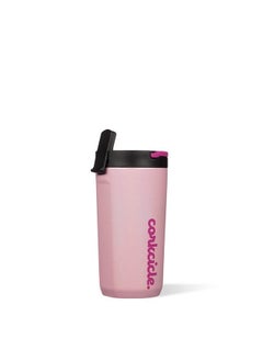 CORKCICLE Kids Insulated Water Bottle With Straw Stainless Steel Cotton Candy Holds 12 Oz  - Image 5