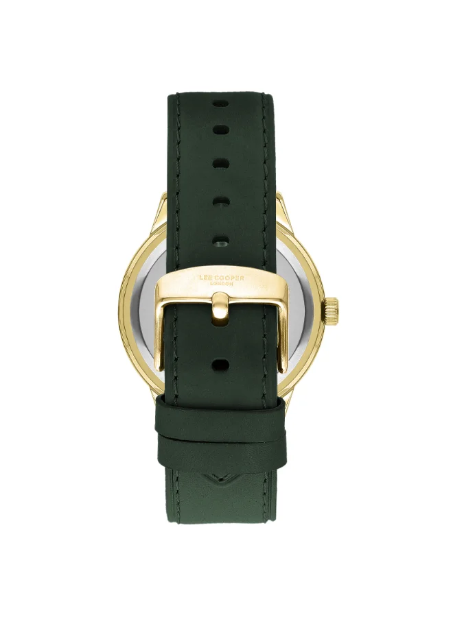 Lee Cooper Men's Leather Analog Watch LC07933.177 - 43 mm