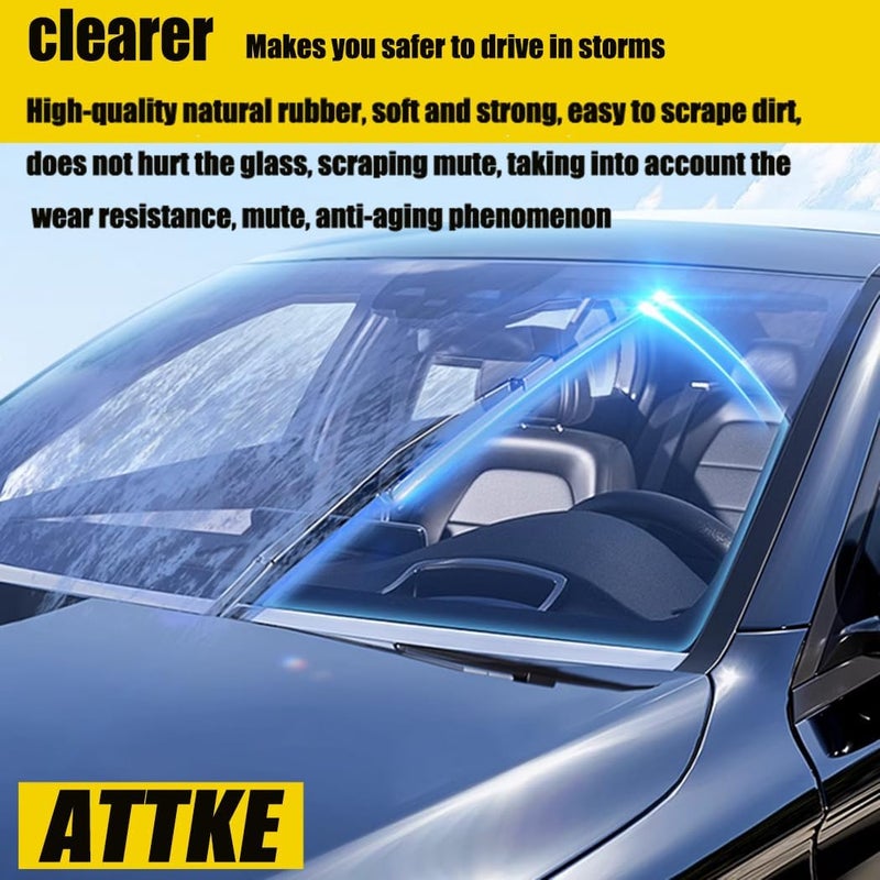 ATTKE OEM All Weather Wiper Blades, 26" + 18" Front Wiper and 16" Rear Wiper Blades for Subaru Outback 2020-2025, OE Genuine Style (Pack of 3) - Image 4