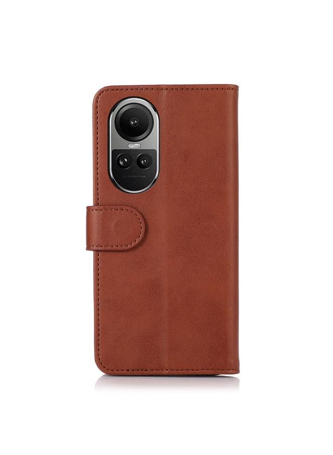 S-TOP Case For OPPO Reno10 / Reno10 Pro Global Cow Texture Flip Leather Phone Case - Image 3