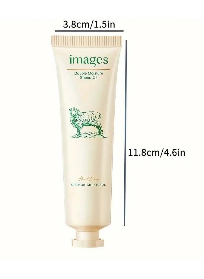 images 1pc Travel Size Sheep Oil Moisturizing Hand Cream - Hydrating, Nourishing, Non-Greasy Formula for Silky Smooth Hands - Soothes and Repairs Dry, Cracked Skin, 30g Essential Hand Care for Soft, Supple Hands - Image 3