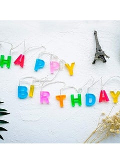 Brain Giggles Brain Giggles LED Happy Birthday 13 String Lights for Indoor Birthday Party Decorations  - Image 4