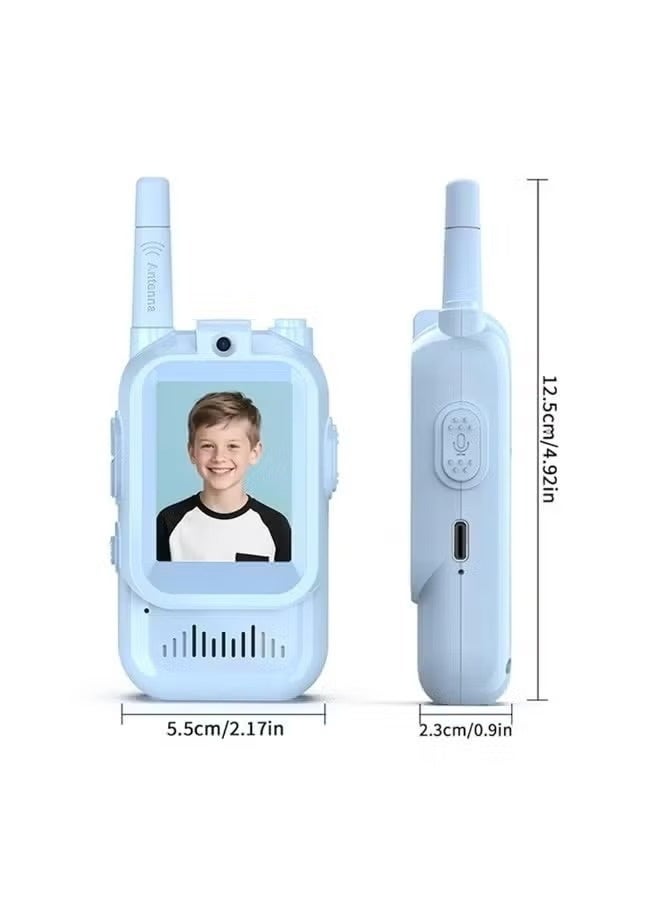 Eworld Kids Toy Video Video Communication Device 2 Pack, HD Camera & Voice Changer, Rechargeable Long Range Communication Toy for Boys & Girls Ages 3–8, Outdoor Play & Gift Set - Image 3
