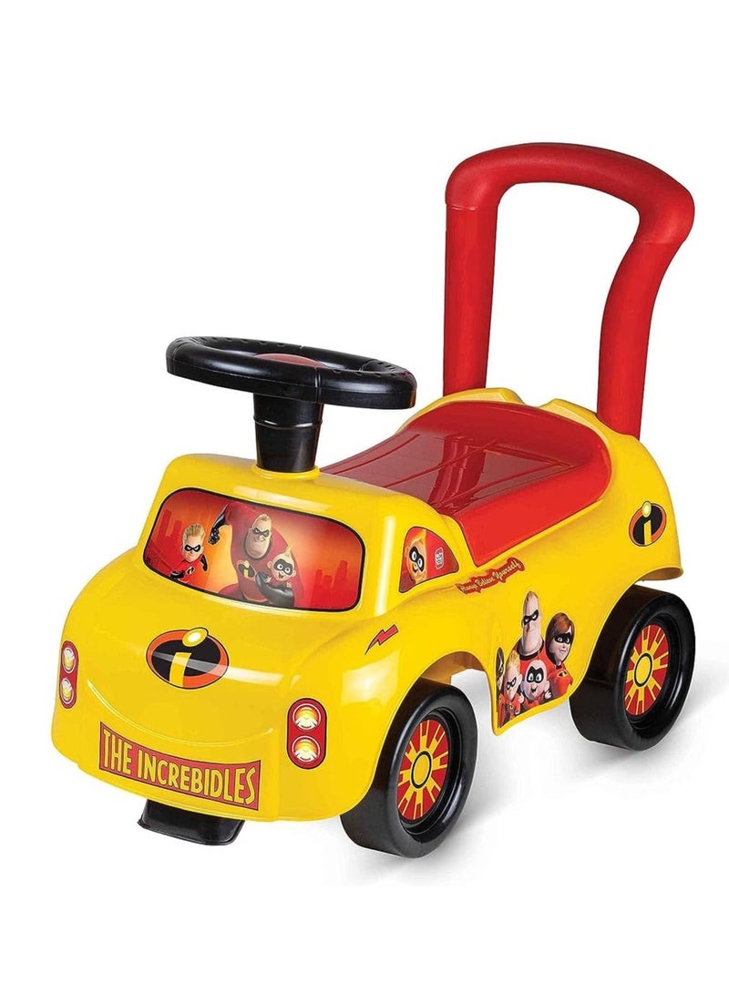 The Incredibles Push and Ride Kid's Car - Yellow (The Incredibles)
