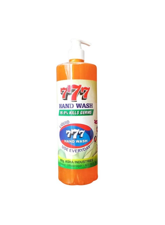 ASHA Orange Liquid Handwash Complete Protection for Soft Hands | Best for Hotel, Spa, Salon, Family, Gym-1 Litre | Liquid Handwash Dispenser Bottle Pump | Germ Defence Formula | 10x Better Germ Protection - Image 1