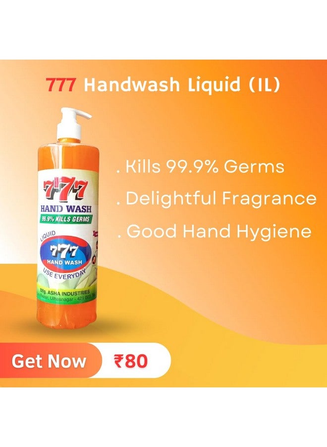 ASHA Orange Liquid Handwash Complete Protection for Soft Hands | Best for Hotel, Spa, Salon, Family, Gym-1 Litre | Liquid Handwash Dispenser Bottle Pump | Germ Defence Formula | 10x Better Germ Protection - Image 2
