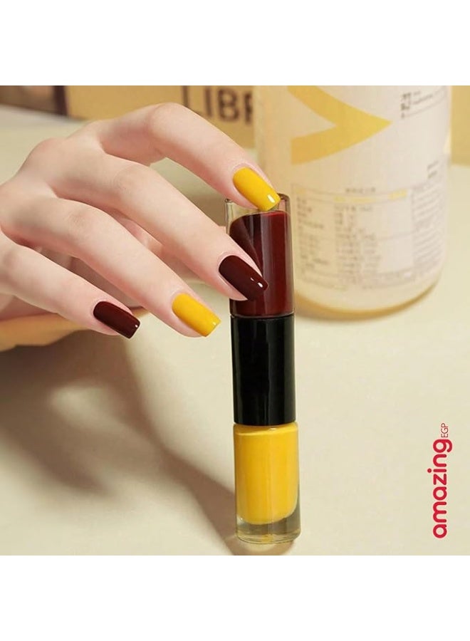 amazing.EGP Long-lasting gel nail polish that provides a glossy finish without the need for paste. Suitable for nail art and decorative purposes. Amazing IGB nail polish for women and girls, 12ml, Heartbeats-C104 - Image 3