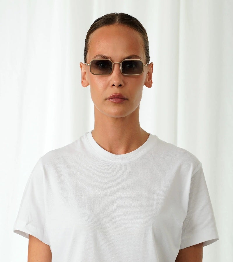  اكسبليست باوتس نظارات شمسية أنيقة للجنسين من مورفي جولد بتدرج أخضر إلى أصفر - Image 4