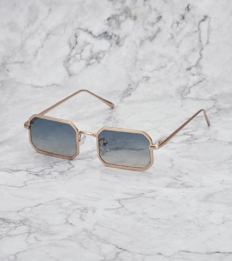  اكسبليست باوتس نظارات شمسية أنيقة للجنسين من مورفي جولد بتدرج أخضر إلى أصفر - Image 1