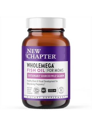 Wholemega for Moms Fish Oil Supplement - Prenatal DHA with Omega-3 + Vitamin D3 for Prenatal & Postnatal Support - 90 ct, 500mg Softgels - pzsku/Z6EBB8EFCA7513273B50EZ/45/_/1714544951/b884a51b-1939-49ea-833d-15a7c763a22e