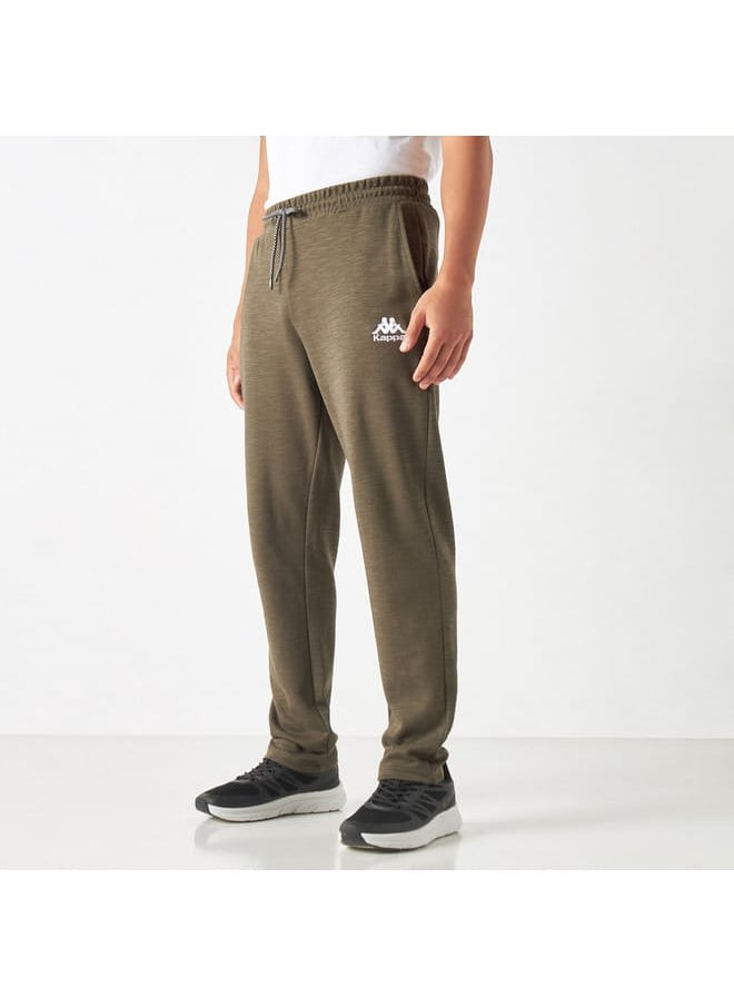 Kappa Kappa Logo Detail Track Pants with Drawstring Closure  - Image 1
