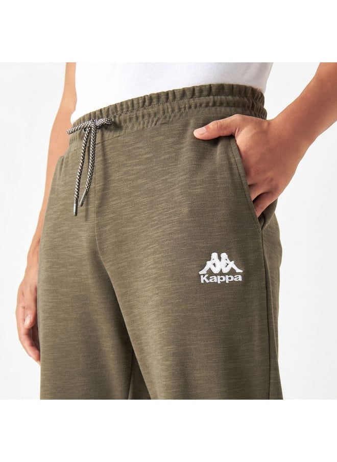 Kappa Kappa Logo Detail Track Pants with Drawstring Closure  - Image 4