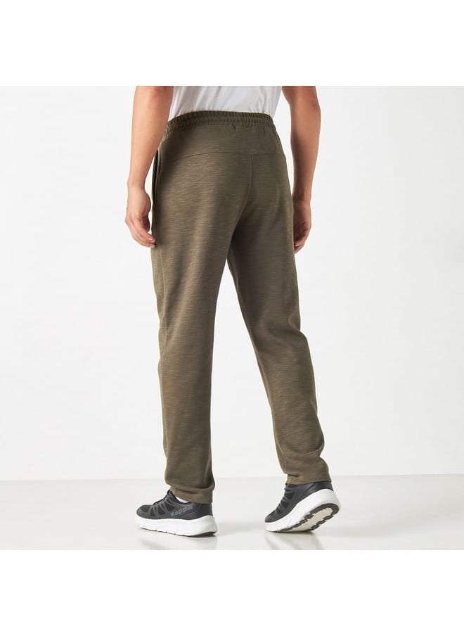 Kappa Kappa Logo Detail Track Pants with Drawstring Closure  - Image 3