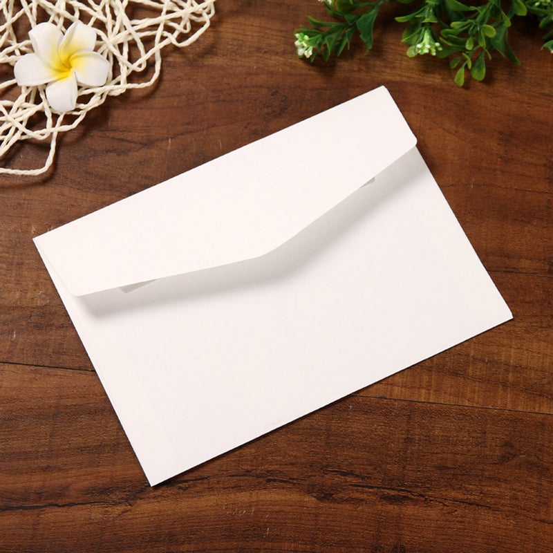 24pcs Kraft Paper European Style Vintage Business Envelope Postcard Envelopes (Black, White and Beige Color) - Image 4