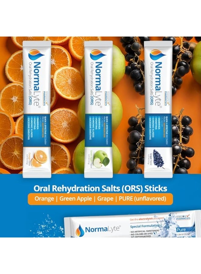 NormaLyte Orange - FSA Eligible Electrolyte Powder Packets | Clinically Studied Electrolyte Drink Mix - Image 3