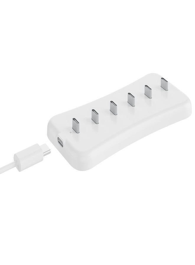 Rihvy USB Under Cabinet Lighting Charging Station with 6 Type-c Charging Ports, Portable Motion Sensor Light Indoor Multi-Light Storage & Charging Base - Image 1