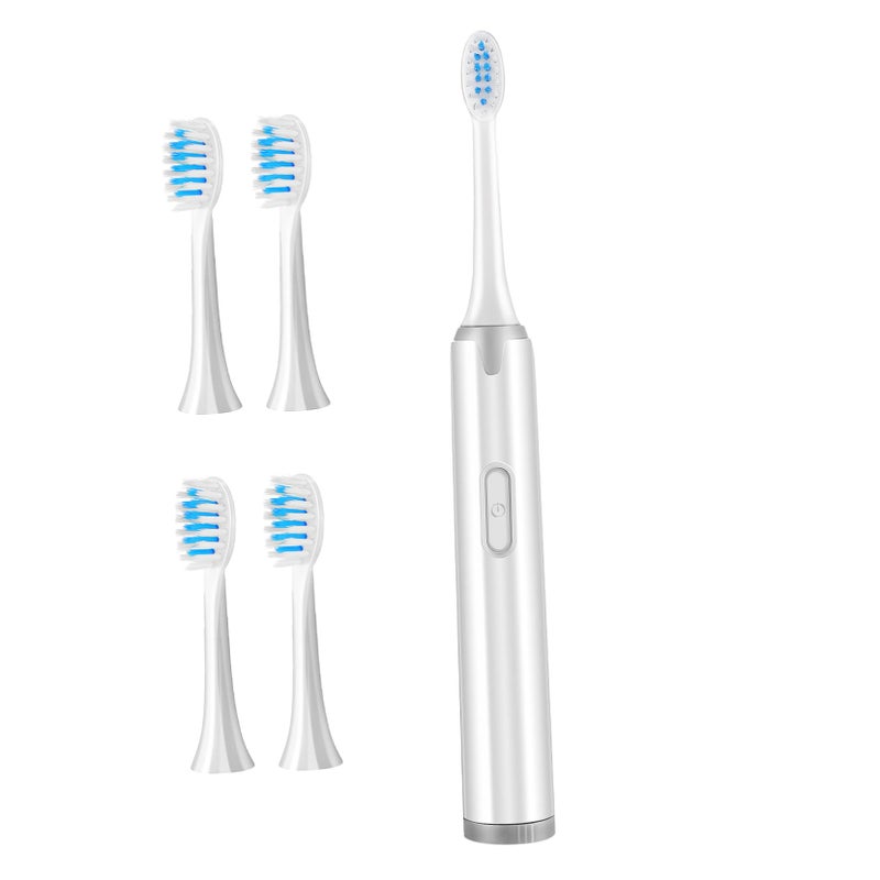 Electric Toothbrush for Adults with Soft Bristles Waterproof Non Rechargeable - Image 2