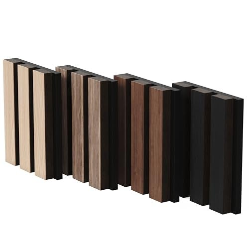 COREMINDED Samples-Pack Acoustic Slat Wall Panels - Soundproof Wood Paneling for Interior Decor - Image 4