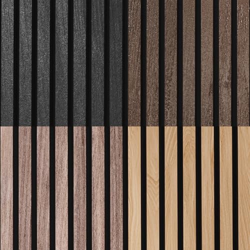 COREMINDED Samples-Pack Acoustic Slat Wall Panels - Soundproof Wood Paneling for Interior Decor - Image 3