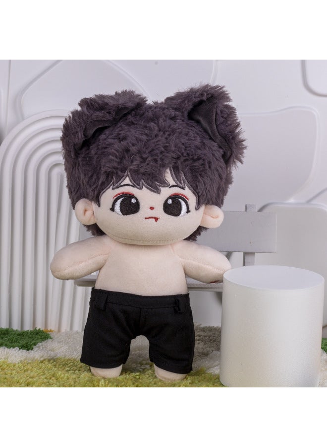 10/20CM Doll Cotton Doll Trousers No Attribute Doll Suit With Trousers-Specifications:20cm-Color:dark Gray Trousers - Image 3