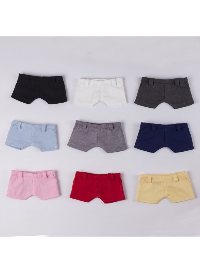 10/20CM Doll Cotton Doll Trousers No Attribute Doll Suit With Trousers-Specifications:20cm-Color:dark Gray Trousers - Image 2