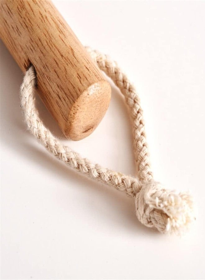 ASJIXJU Natural Coconut Fibre Toilet Brush(2pcs), Wood Handle Cleaning Brush for Toilet - Image 5