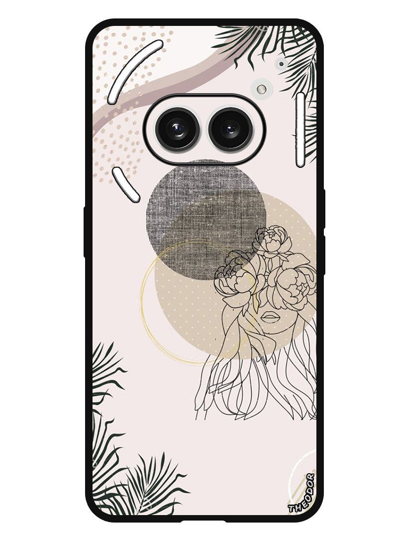 Theodor Protective Case Anti Scratch Shock Proof Bumper Cover For Nothing Phone (2A) Plus - Nothing Phone (2A) Minimalist woman  - Image 1