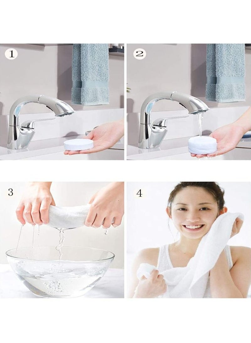 كول بيبي كبيرة الحجم صديقة للبيئة القطن الأبيض منقوش ضغط منشفة حمام - Image 2