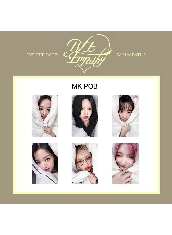 NIBEMINENT 6 Pcs Kpop IVE Empathy Lomo Cards Card For Fans Collection Gifts - Image 1