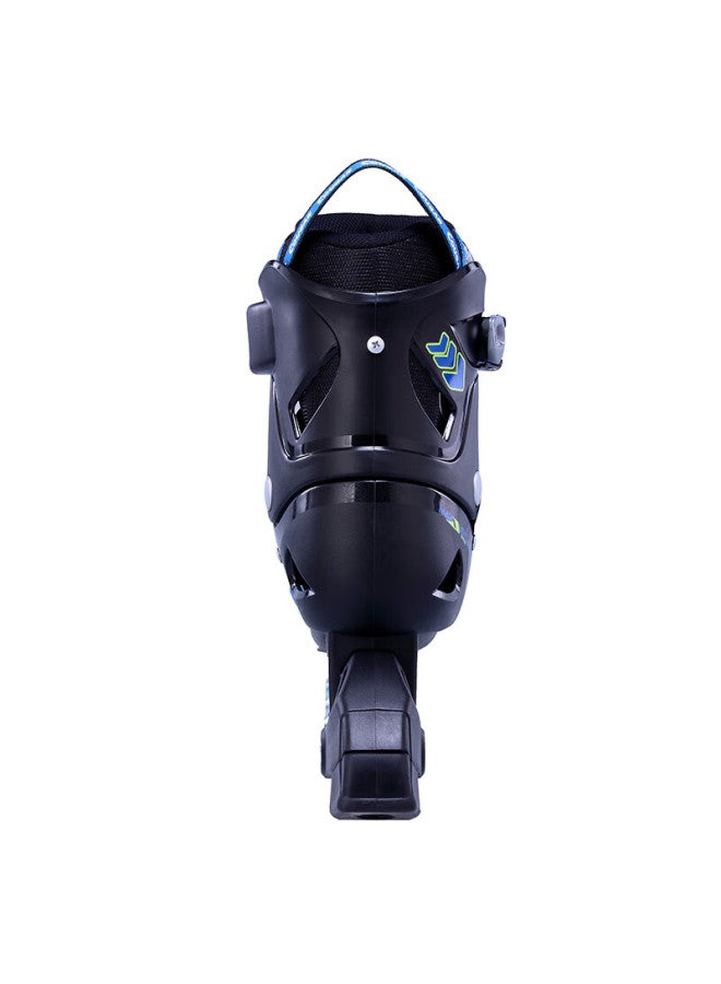 Cougar Adult Adjustable Number Roller Skates Inline Skates Black And Blue Size L - Image 2