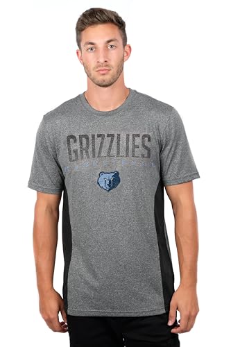 Ultra Game NBA Official Mens Super Soft Supreme TShirt Unisex Memphis Grizzlies Heather Charcoal Large - Image 3