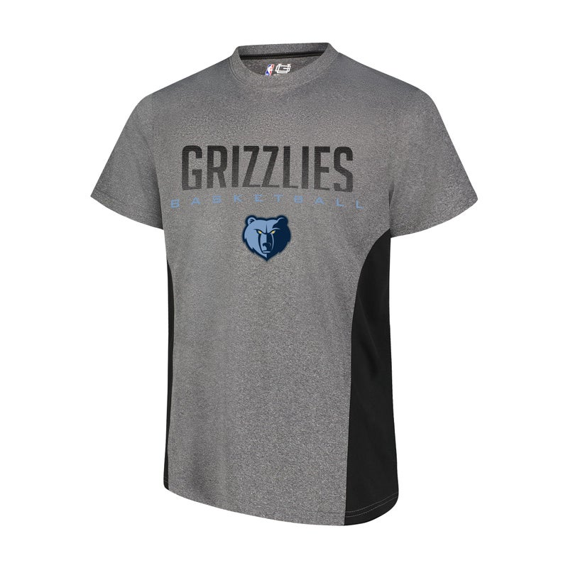 Ultra Game NBA Official Mens Super Soft Supreme TShirt Unisex Memphis Grizzlies Heather Charcoal Large - Image 2