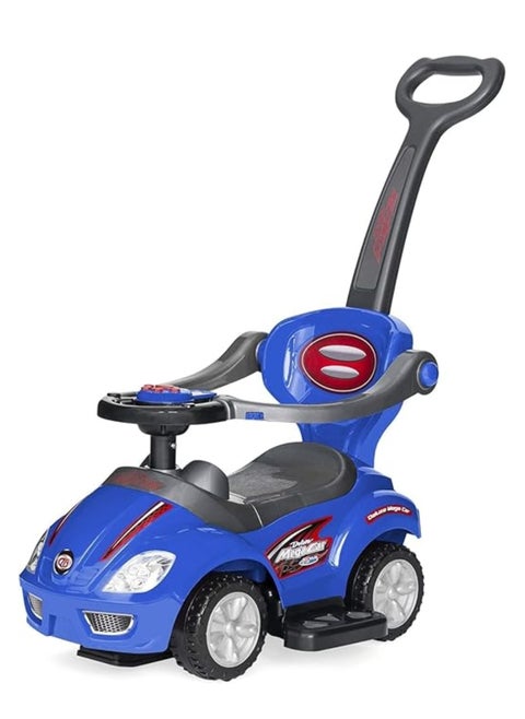 3-in-1 Ride-On Activity Toy with Push Handle and Musical Steering Wheel 62*40*86cm