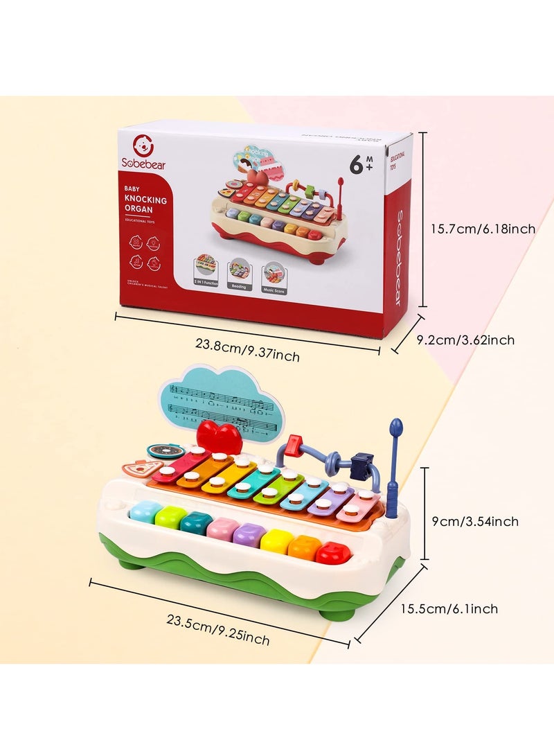 SYOSI Baby Piano Toys, Toddler Musical Instruments Kids Multi-Function Piano, Early Educational Gift for 2 3 4 5 6 Year Old Boys Girls - Image 2