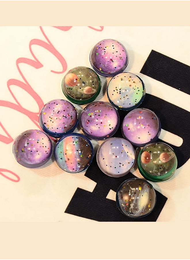 Haidue - 20 Pcs Bouncy Balls 32 mm Space Theme Bounce Rubber Balls High Bouncing Balls for Kids Party Favors Prizes Birthdays Gift - Image 1