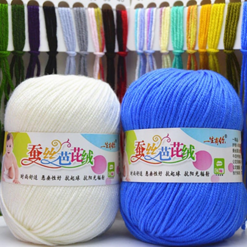 klarako Knitting Wool Yarn for Knitting Crochet Crafts DIY Craft 160M - 15 Pieces - Image 4