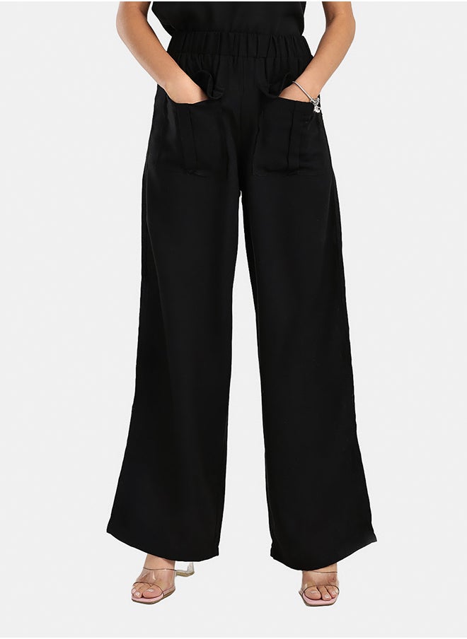 Carina - Pants with Front Flap Pockets - Image 1