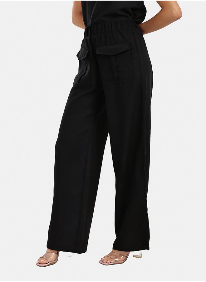 Carina - Pants with Front Flap Pockets - Image 1